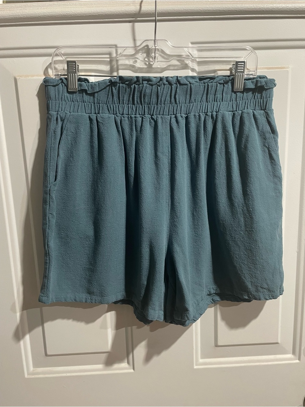 Relaxed Blue-Green Women's Shorts